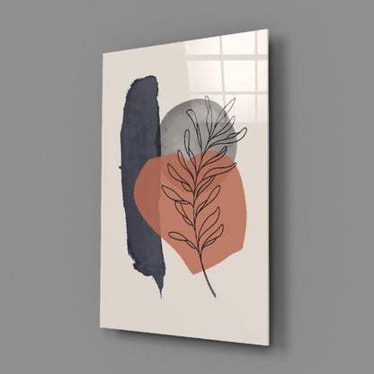 Fern Stack Glass Wall Art