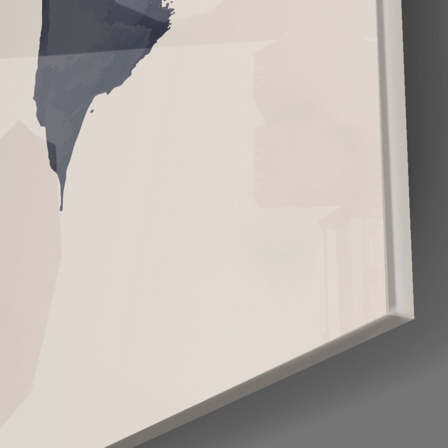 Leaf Branch Glass Wall Art