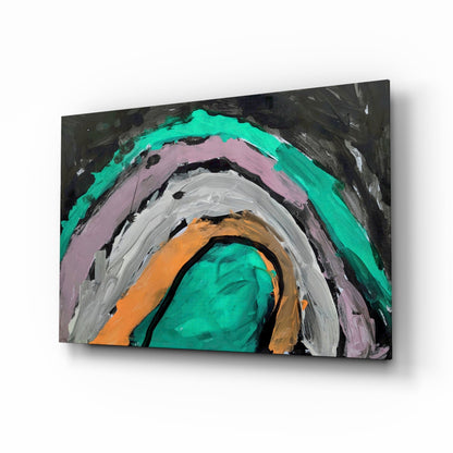 Selmin Arcs Abstract Glass Wall Art