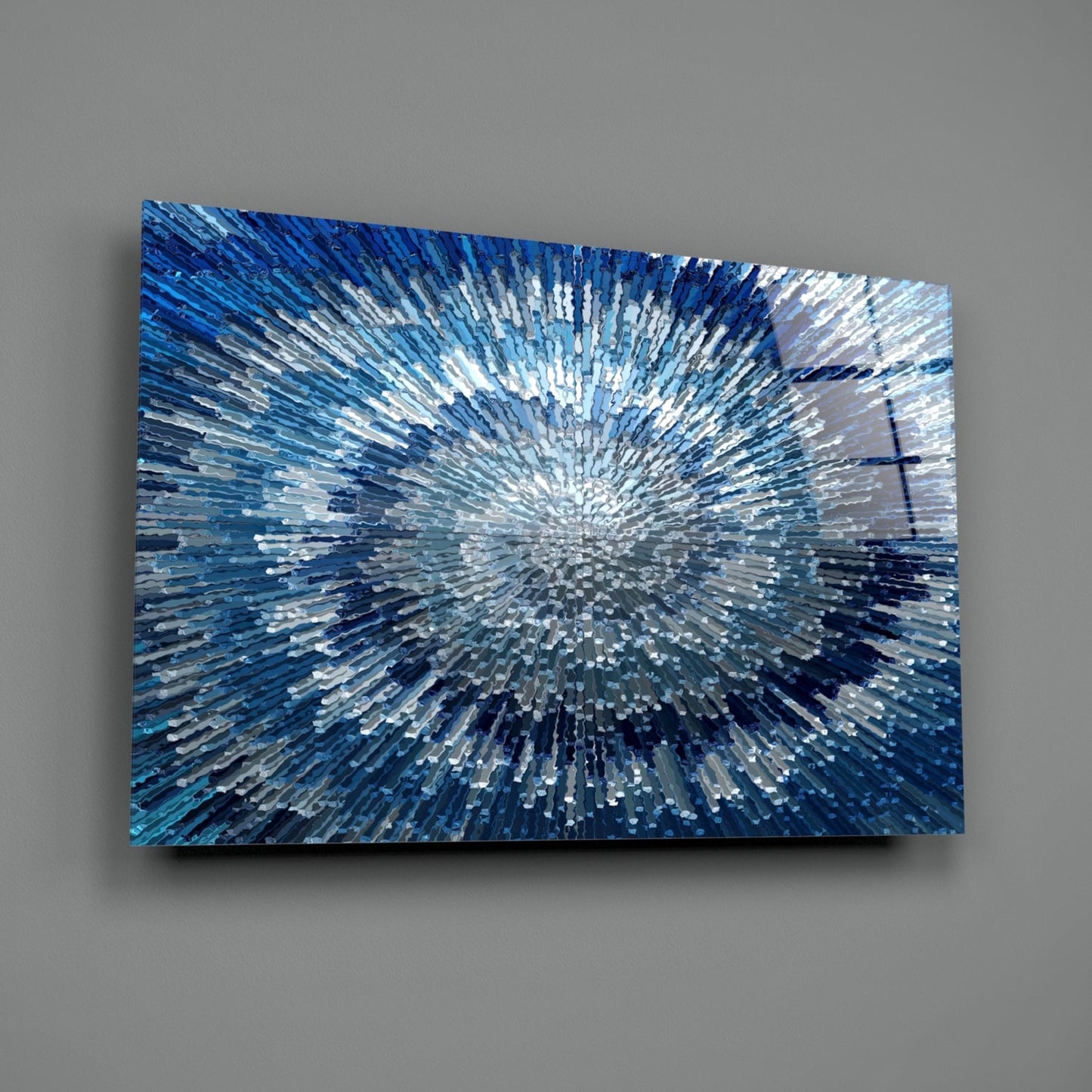 Starburst Mosaic Glass Wall Art