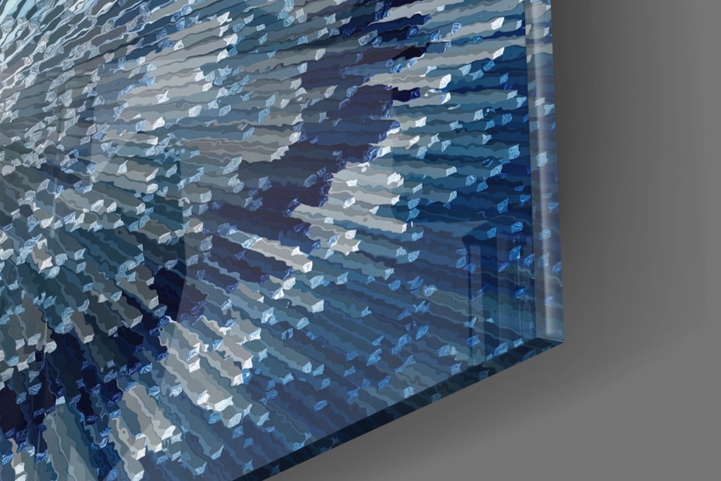Starburst Mosaic Glass Wall Art