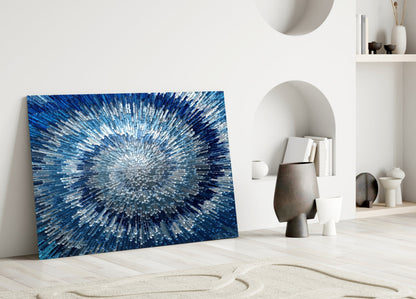Starburst Mosaic Glass Wall Art
