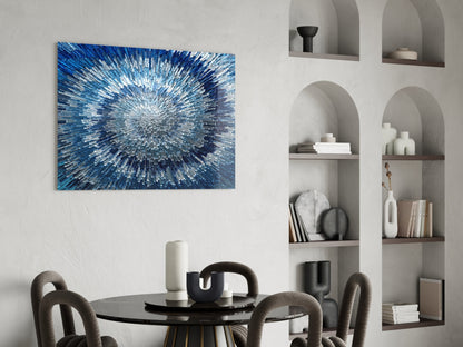 Starburst Mosaic Glass Wall Art
