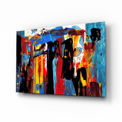 Festival Walk Silhouette Glass Wall Art