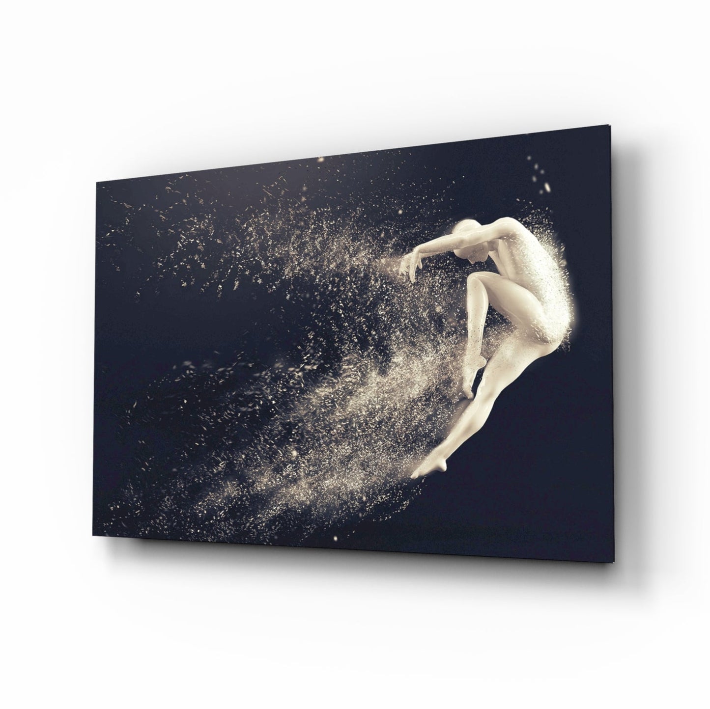 Dancer in Motion Glass Wall Art