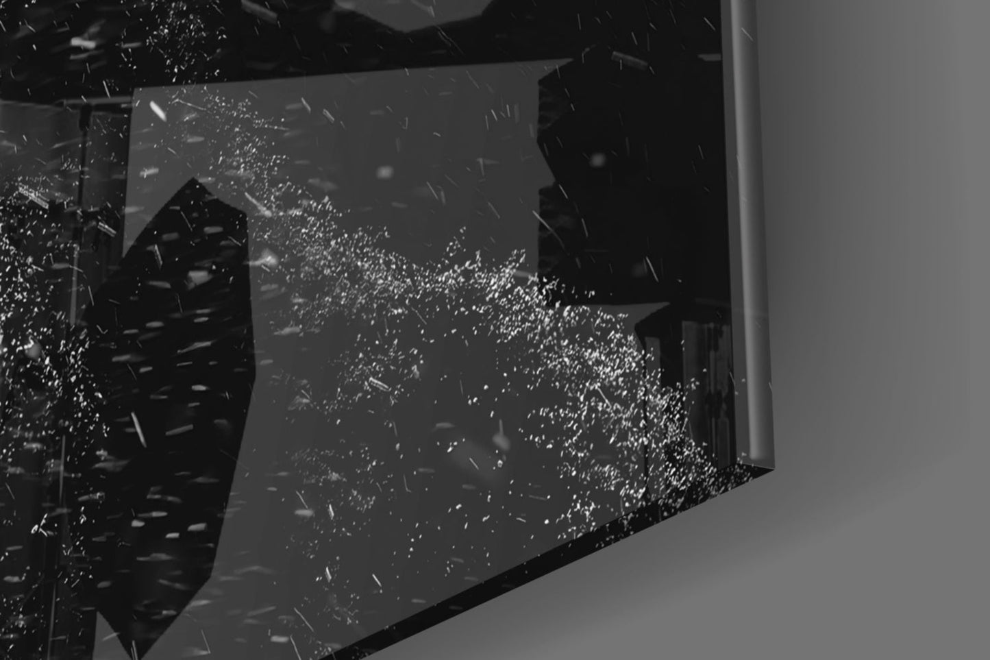 Snow Gorilla Glass Wall Art - Wildlife Photography