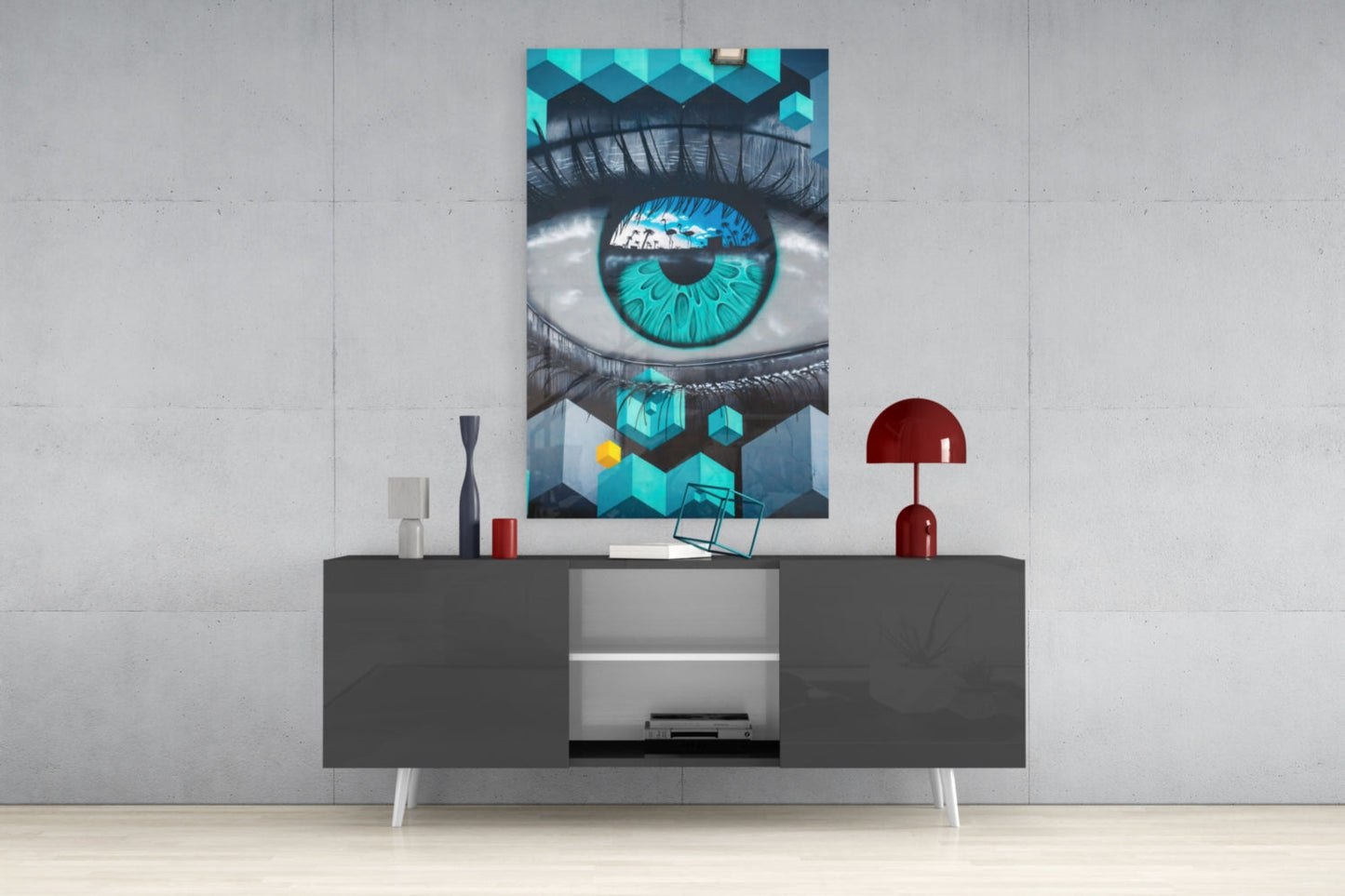 Cubist Eye Glass Wall Art