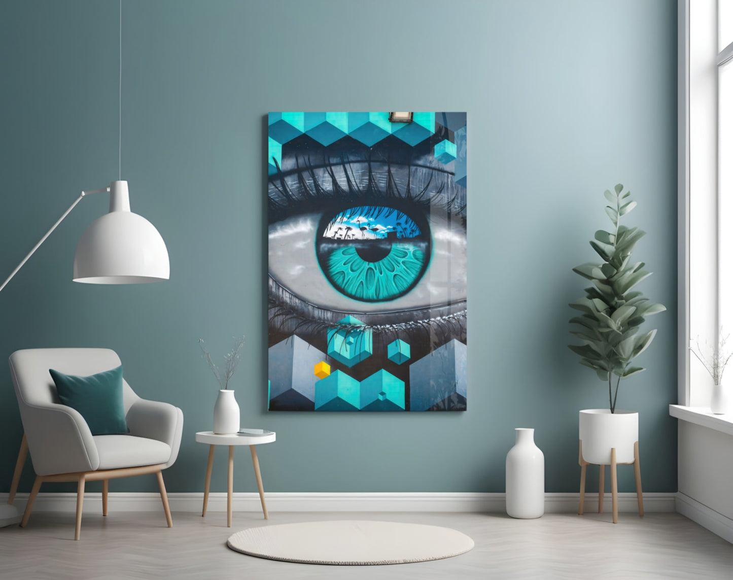 Cubist Eye Glass Wall Art