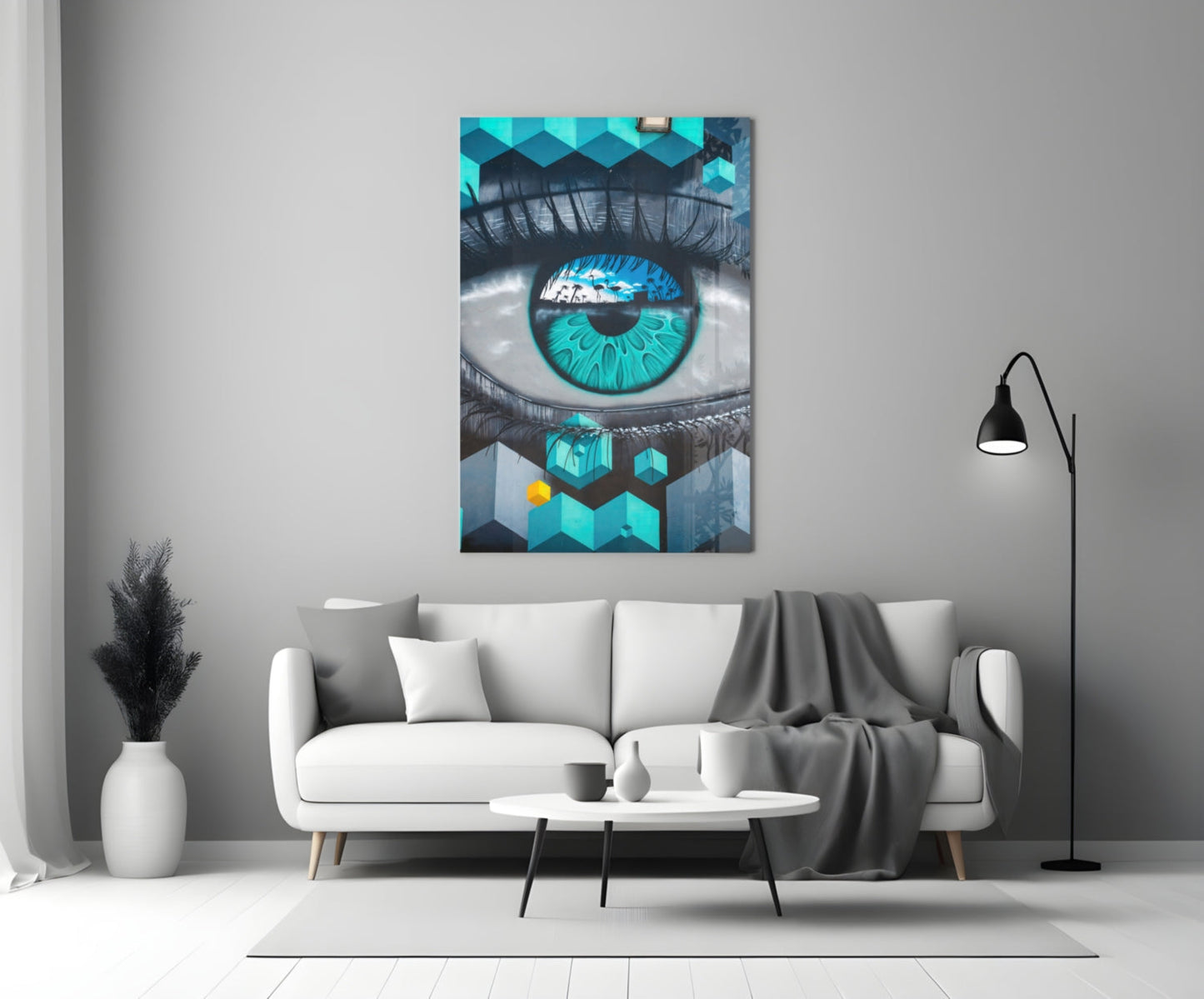 Cubist Eye Glass Wall Art