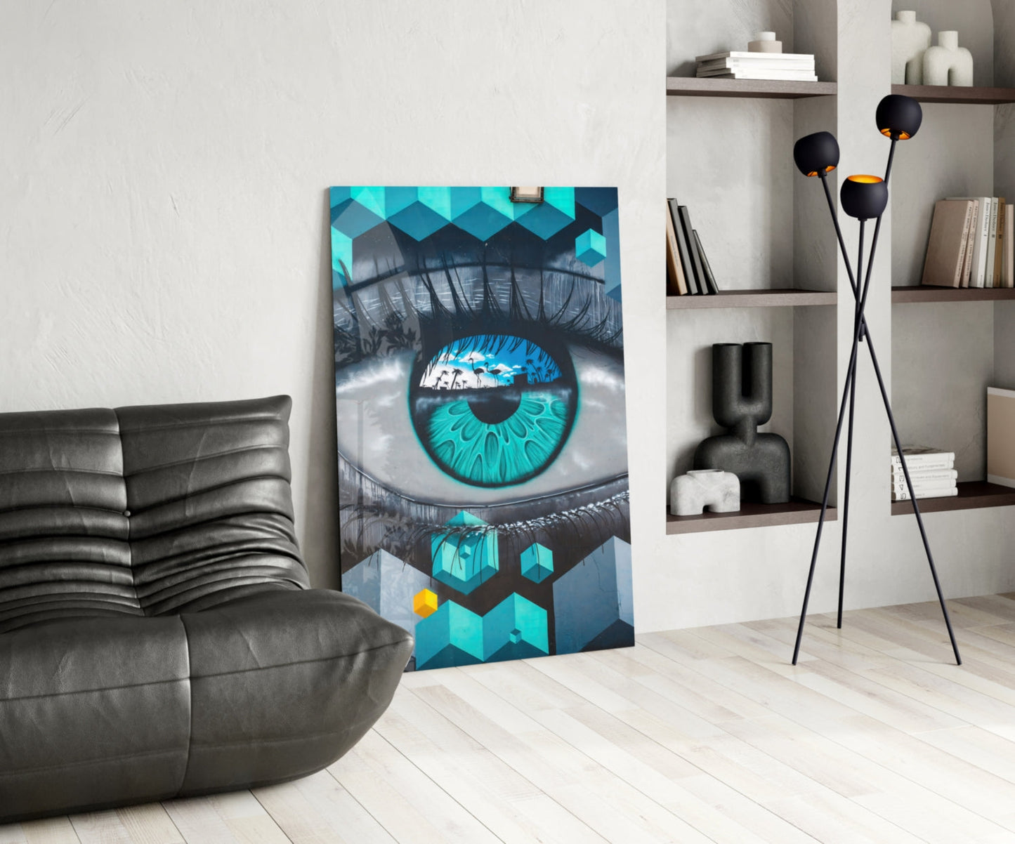 Cubist Eye Glass Wall Art