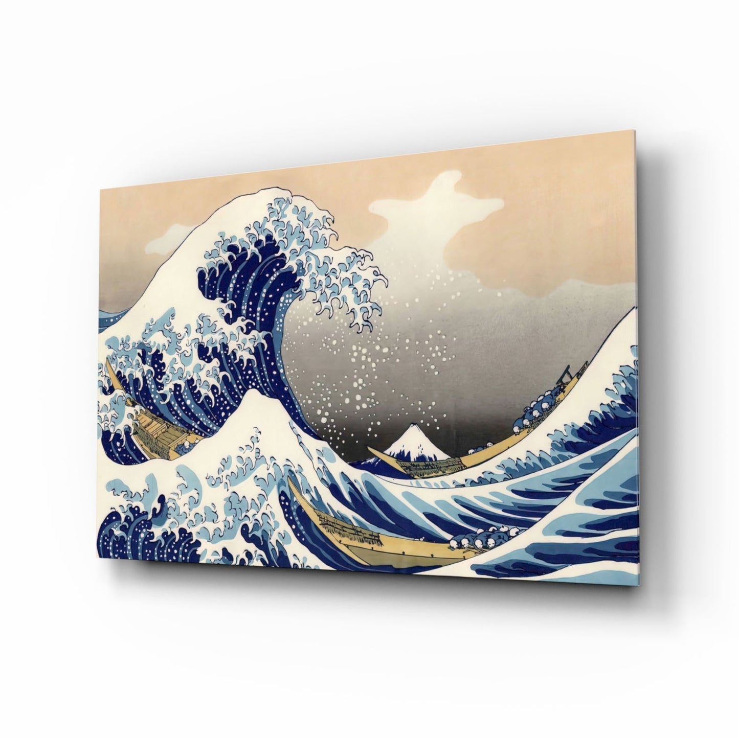 The Great Wave off Kanagawa Glass Wall Art