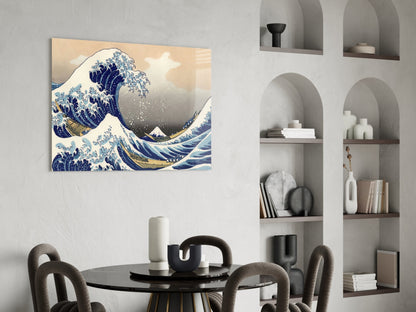 The Great Wave off Kanagawa Glass Wall Art