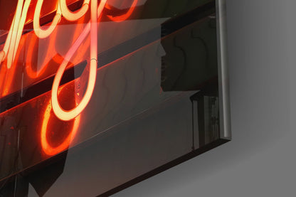 Change Neon Sign Glass Wall Art