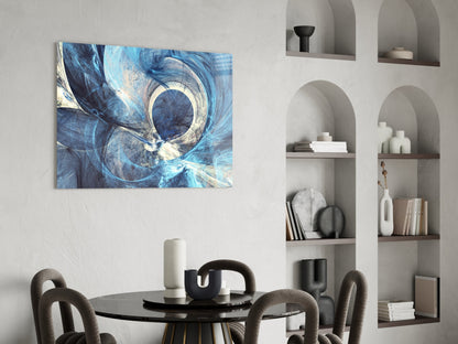 Vortex Eye Abstract Glass Wall Art