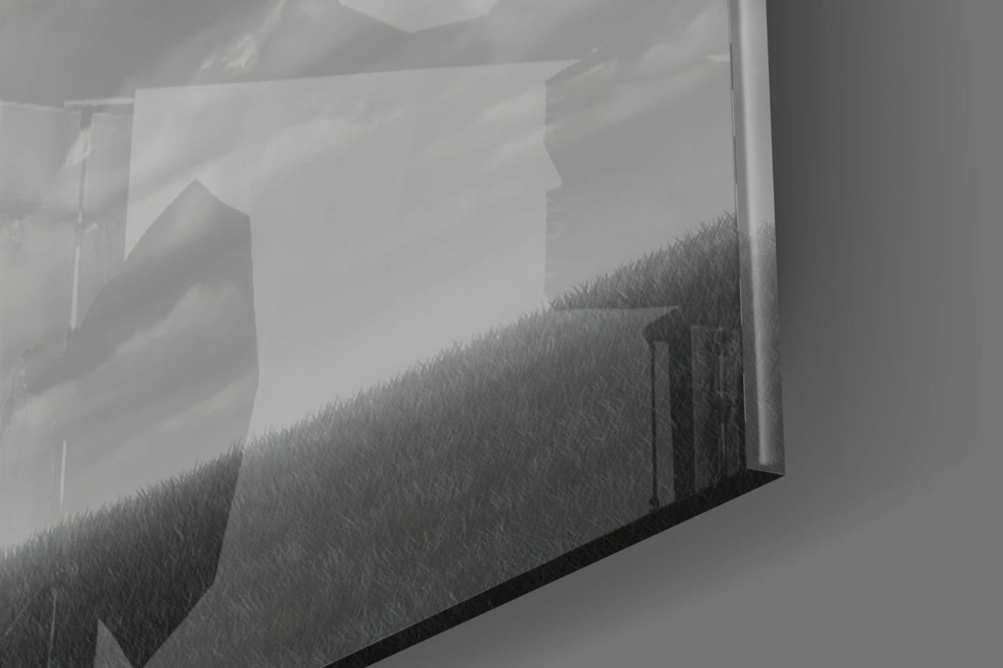 Autumn of Thoughts Glass Wall Art