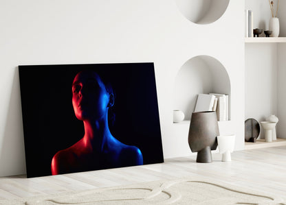 Cinematic Portrait Glass Wall Art