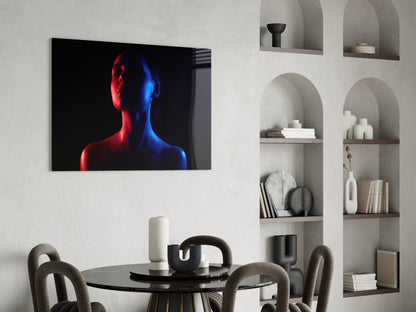 Cinematic Portrait Glass Wall Art