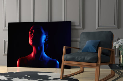 Cinematic Portrait Glass Wall Art