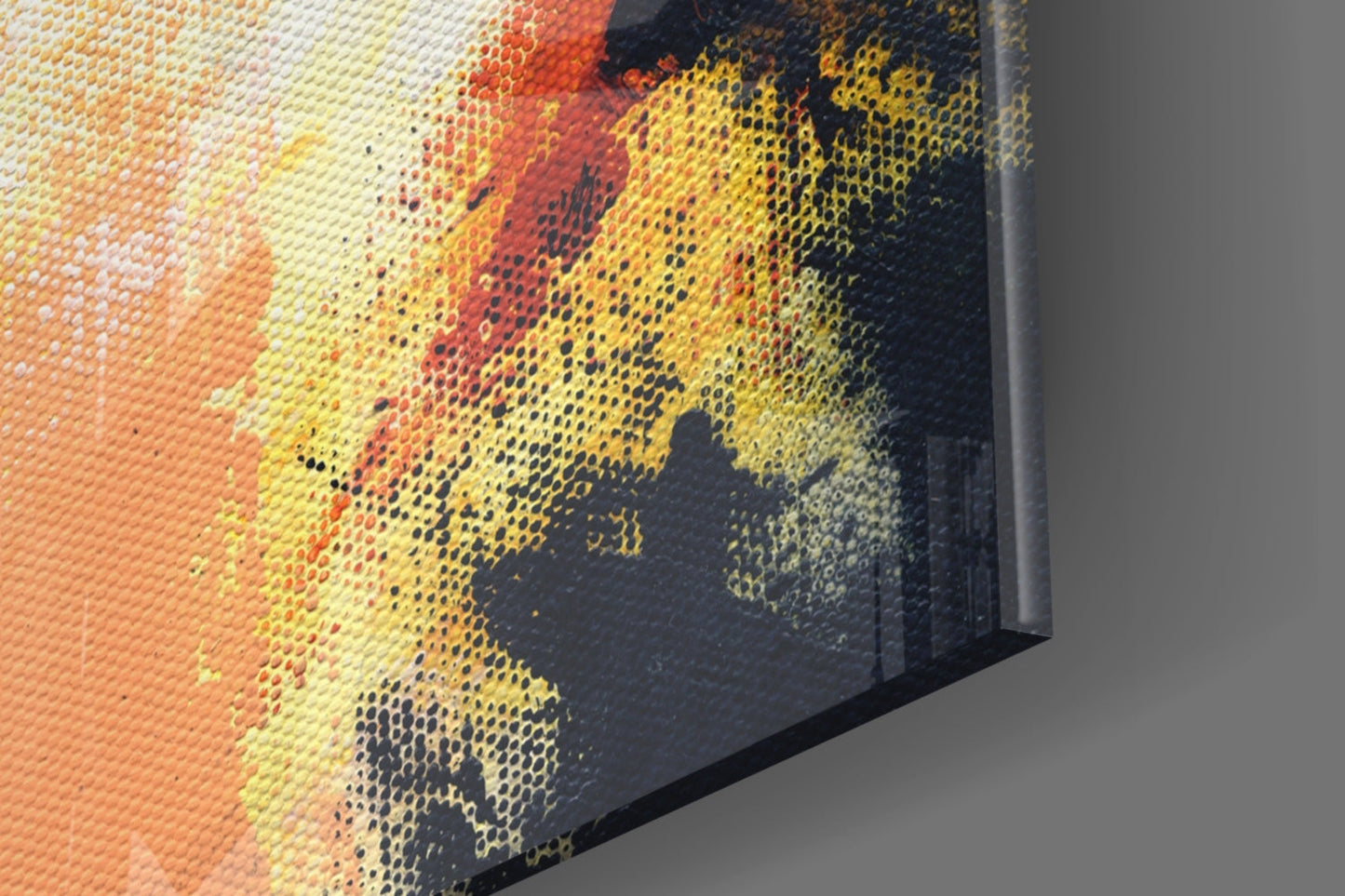 Expressionist Portrait Glass Wall Art