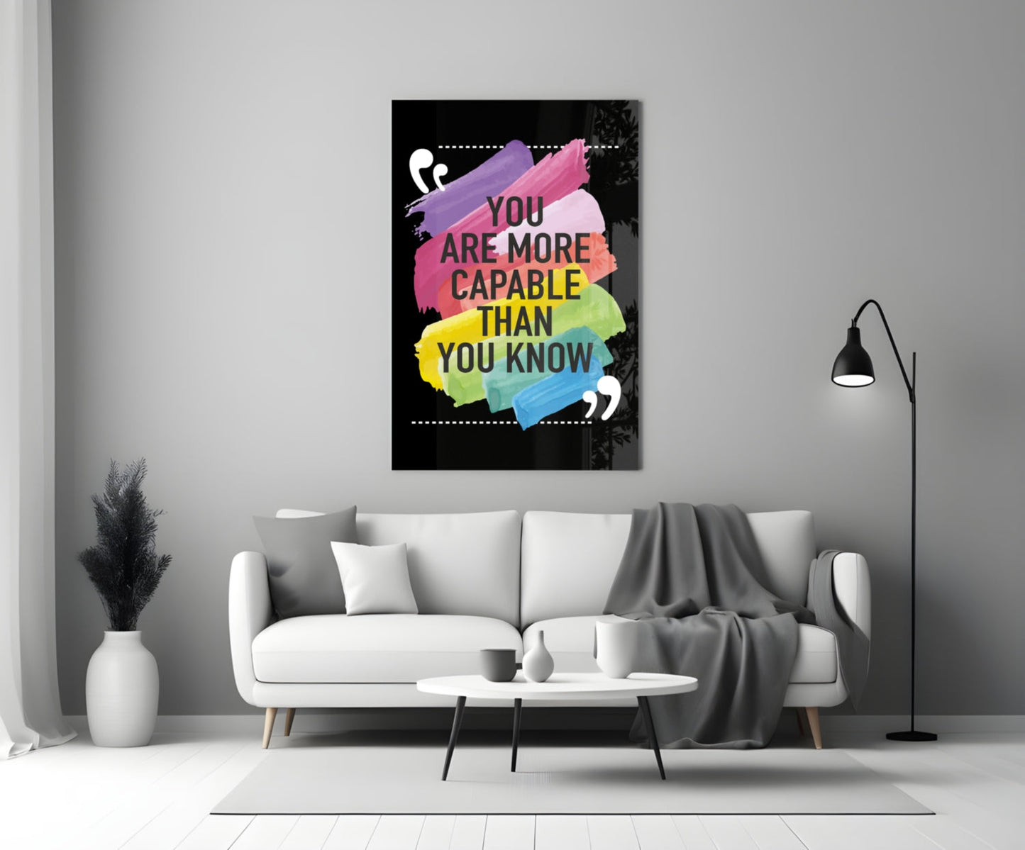 You Are More Talented Than You Think Glass Wall Art