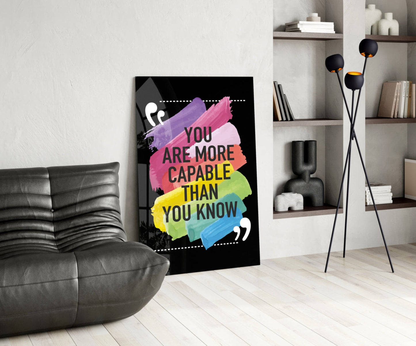 You Are More Talented Than You Think Glass Wall Art