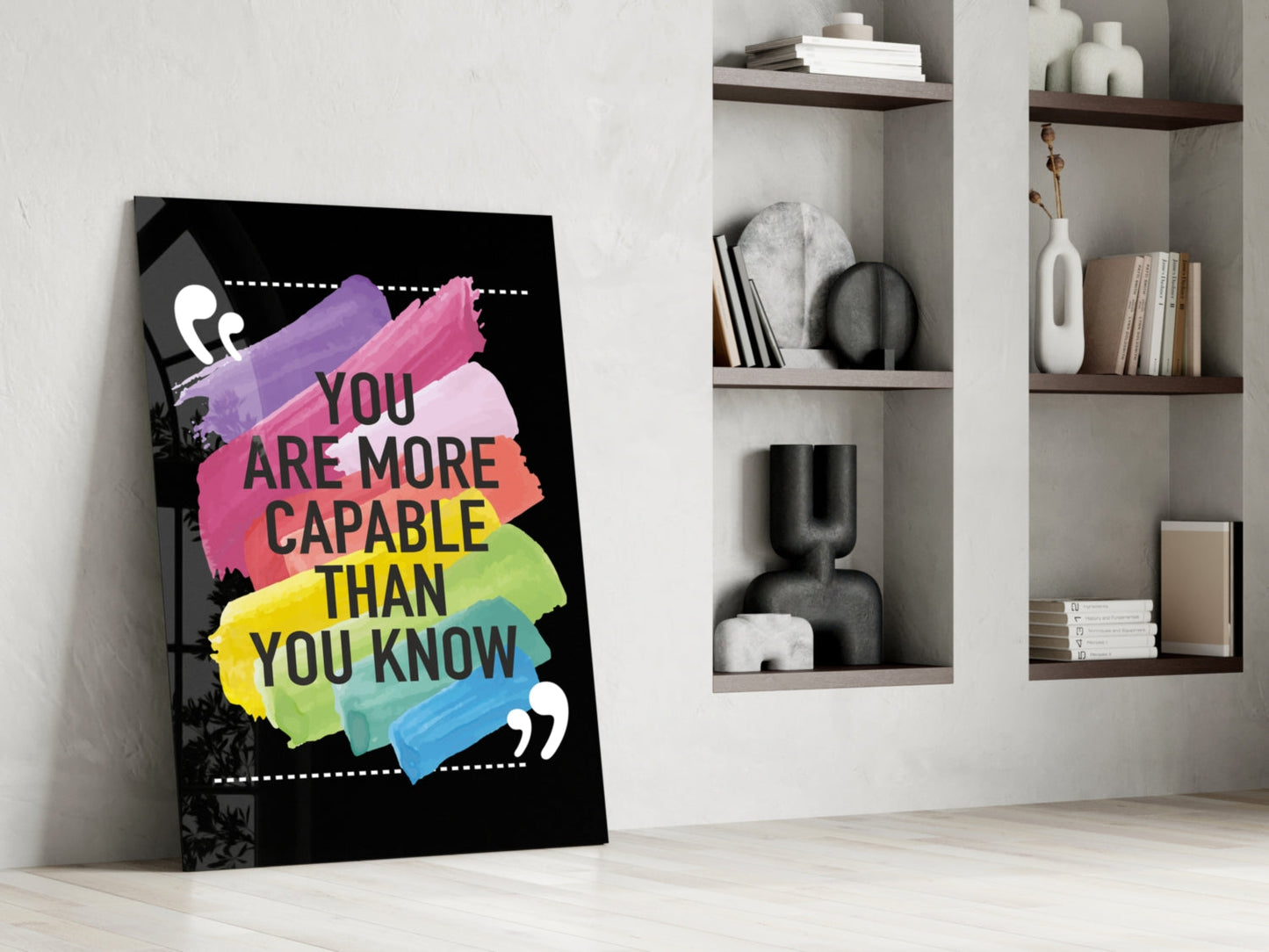 You Are More Talented Than You Think Glass Wall Art