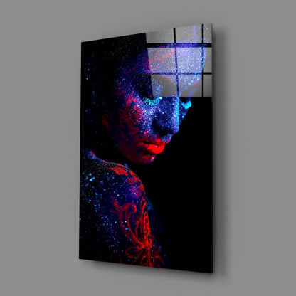 Serenity UV Portrait Glass Wall Art