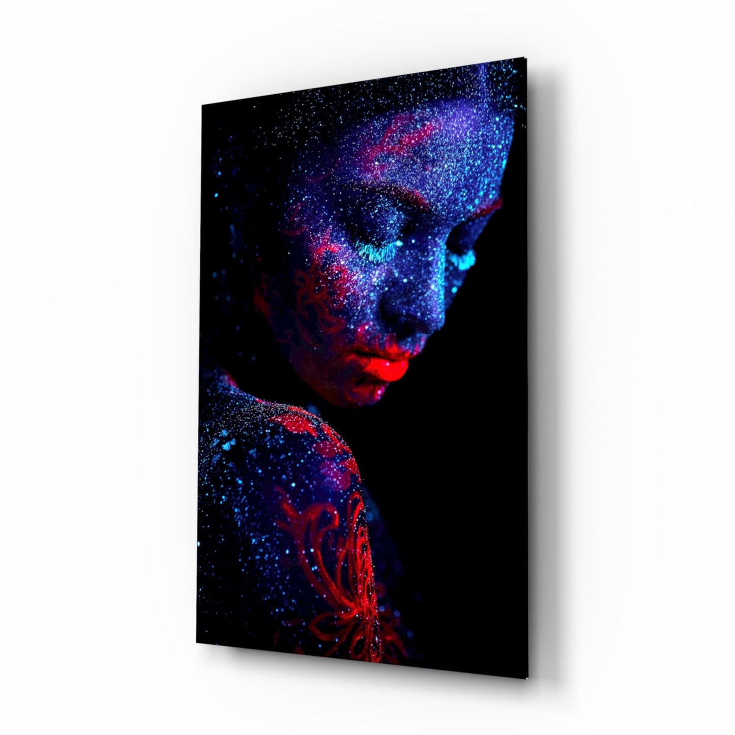 Serenity UV Portrait Glass Wall Art