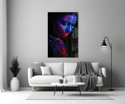 Serenity UV Portrait Glass Wall Art