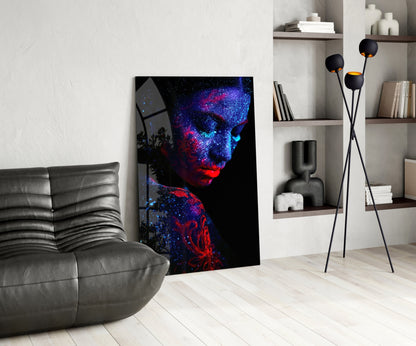 Serenity UV Portrait Glass Wall Art
