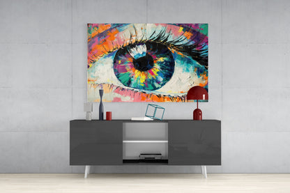 Colorful Eye Glass Wall Art