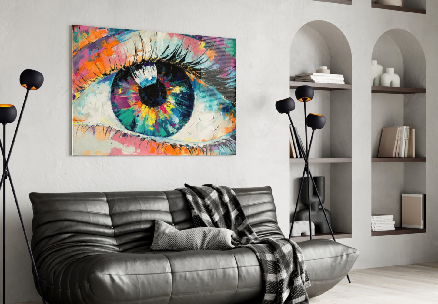 Colorful Eye Glass Wall Art