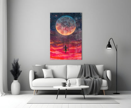 Freedom Glass Wall Art