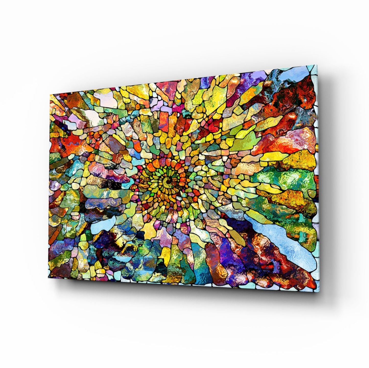 Colorful Mosaic Glass Wall Art