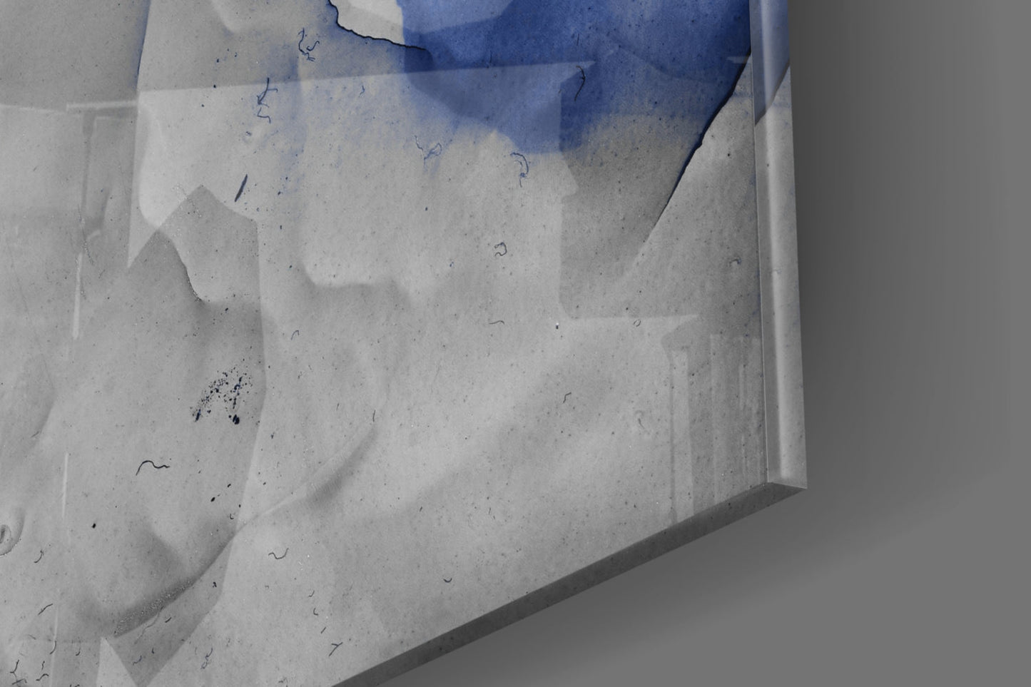 Blue Marble Glass Wall Art