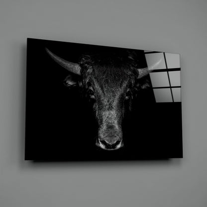 Buffalo Portrait Glass Wall Art