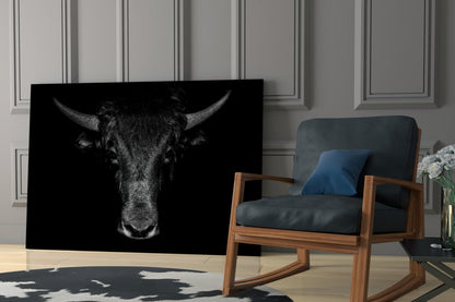 Buffalo Portrait Glass Wall Art