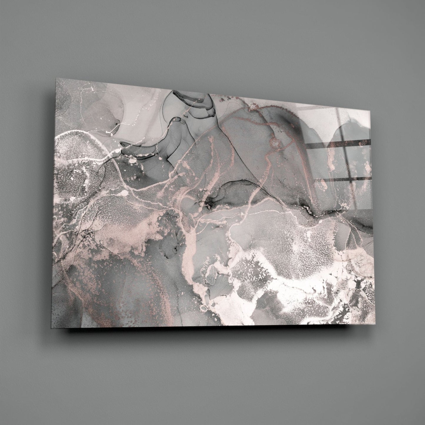Sweet Pink Glass Wall Art
