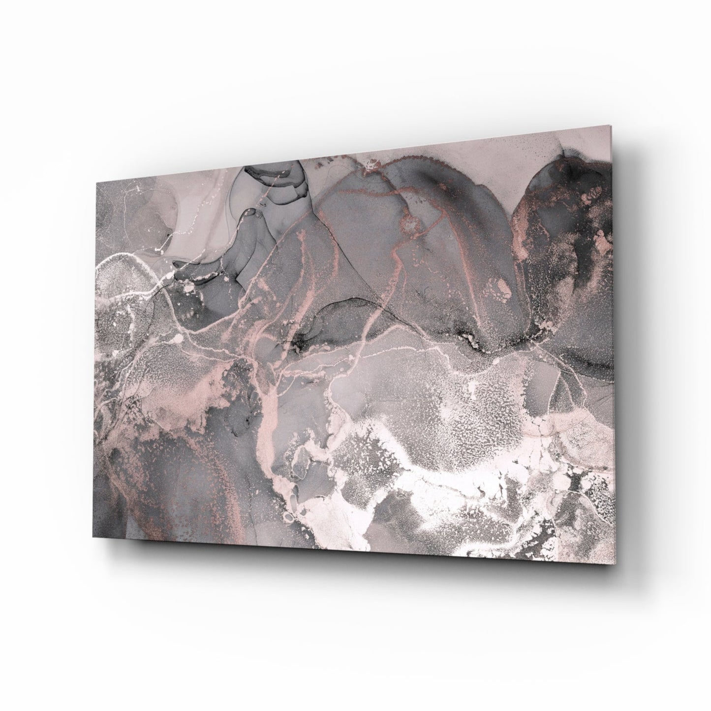 Sweet Pink Glass Wall Art