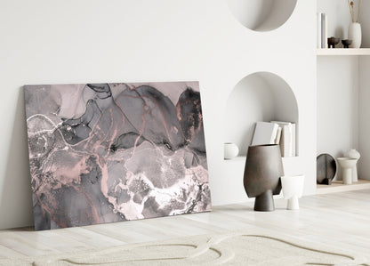 Sweet Pink Glass Wall Art