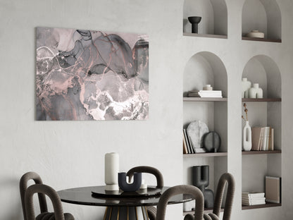 Sweet Pink Glass Wall Art