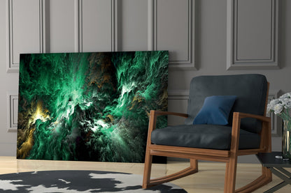 Green Space Glass Wall Art