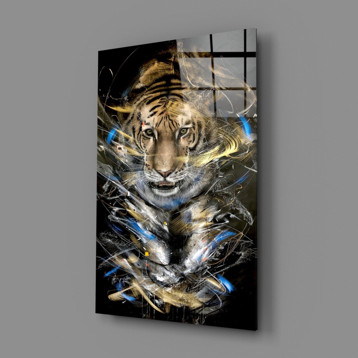 Tiger Glass Wall Art