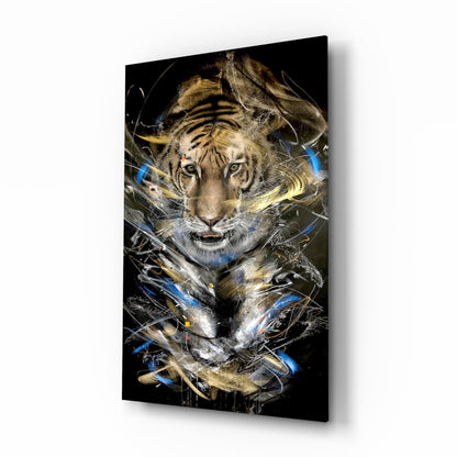 Tiger Glass Wall Art