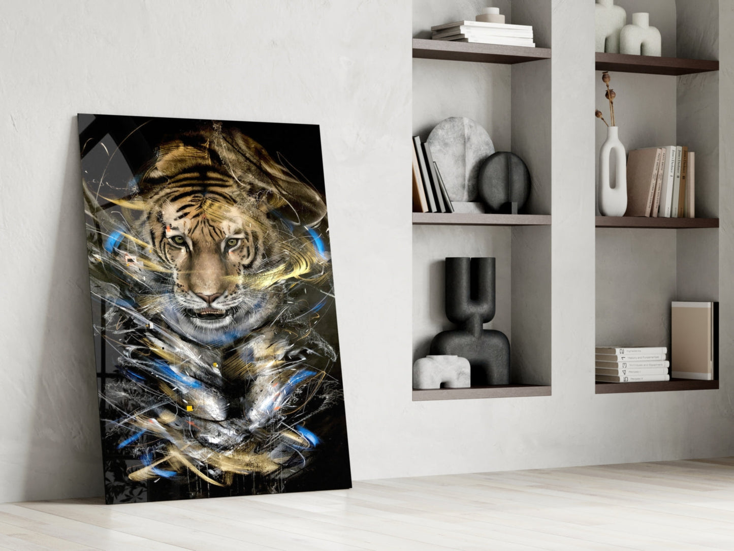 Tiger Glass Wall Art