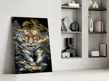 Tiger Glass Wall Art