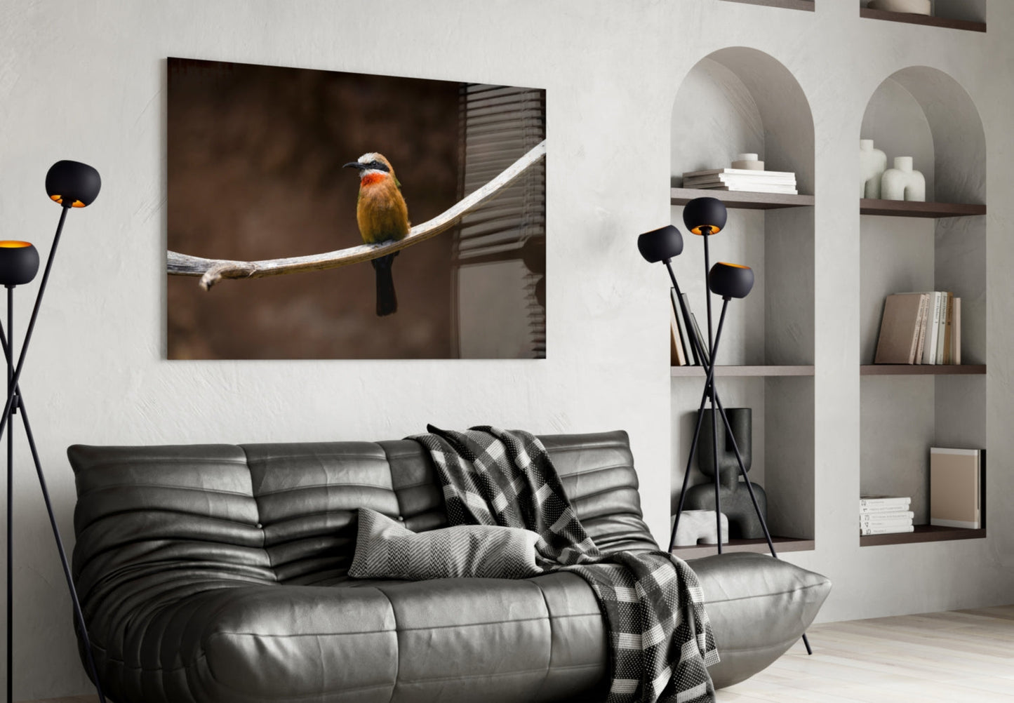 Bee Eater Glass Wall Art
