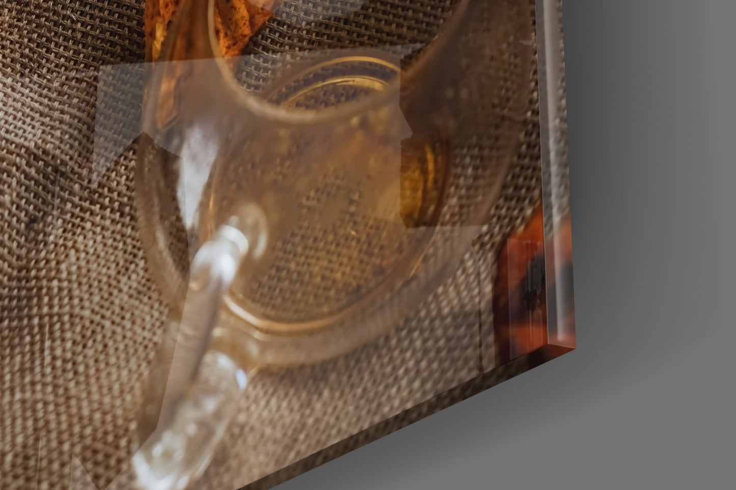 Autumn Picnic Glass Wall Art