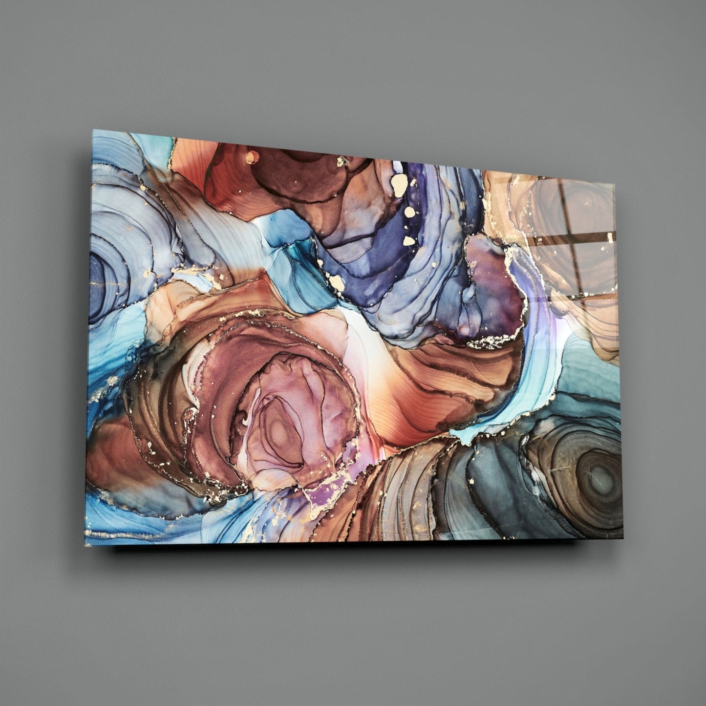 Marble Glass Wall Art
