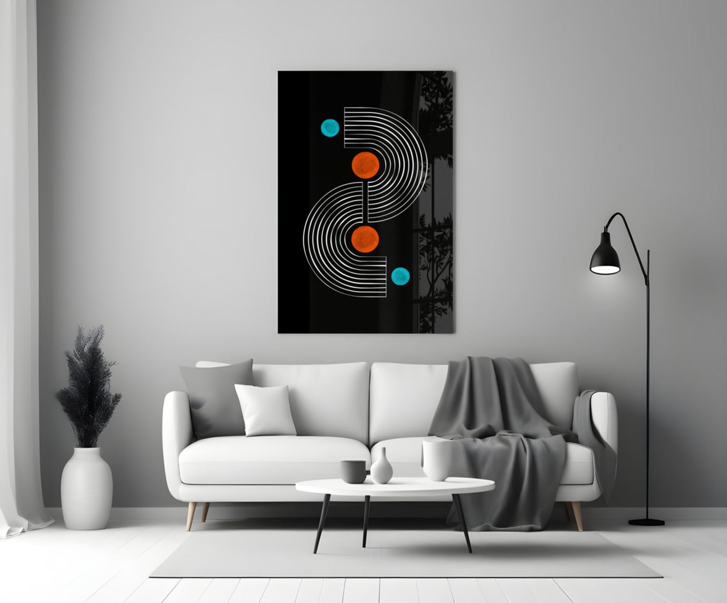 Pattern Glass Wall Art